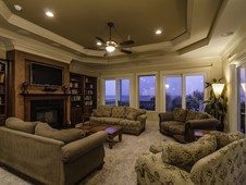 Living area with ocean views - oceanfront home - Palm Coast, FL