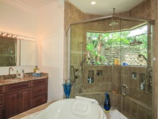 Master bathroom with large tiled shower - Ormond Beach FL