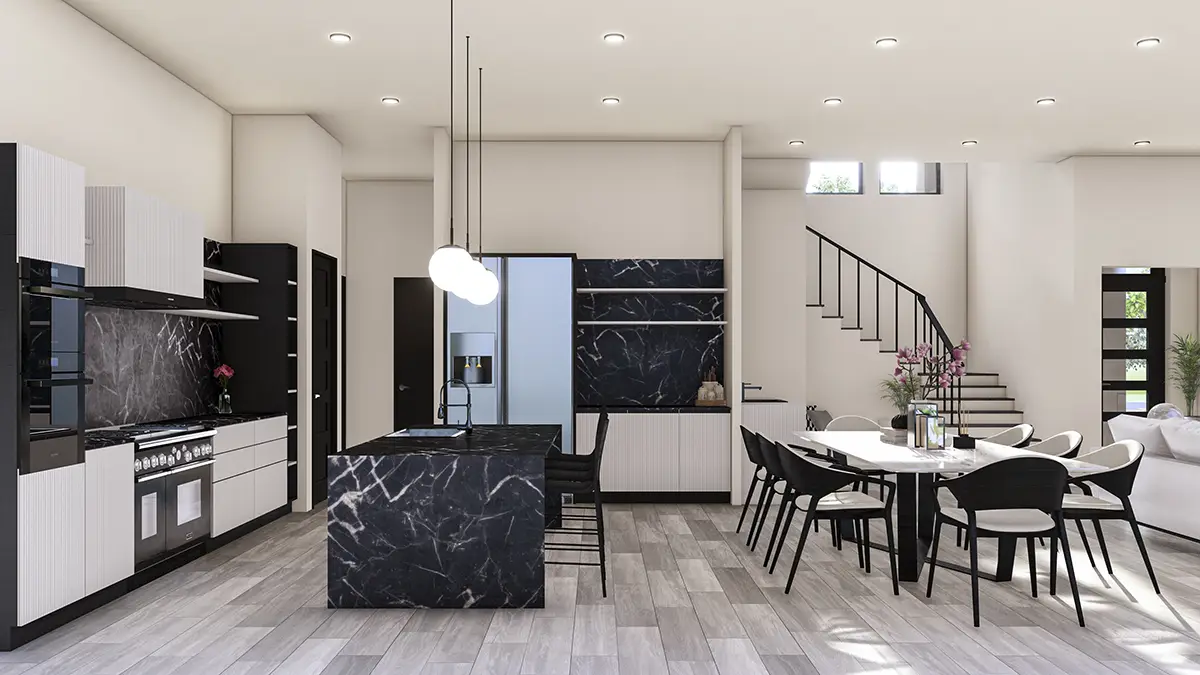 Orchid Oasis Luxury Home - Kitchen Rendering