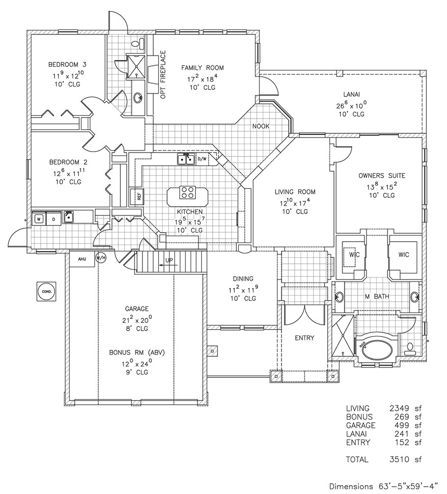 3 bedroom Ashburn I by Stoughton & Duran Custom Homes