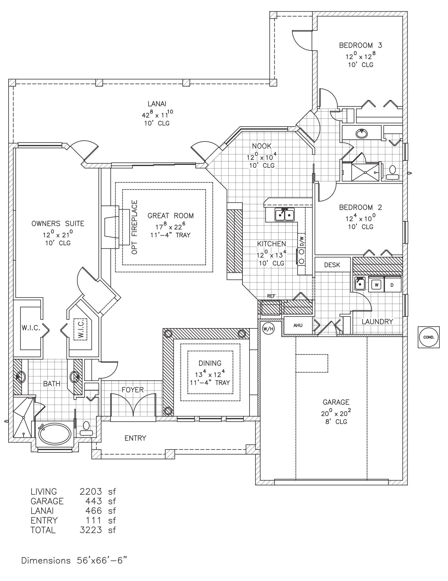 3 bedroom Carolina by Stoughton & Duran Custom Homes