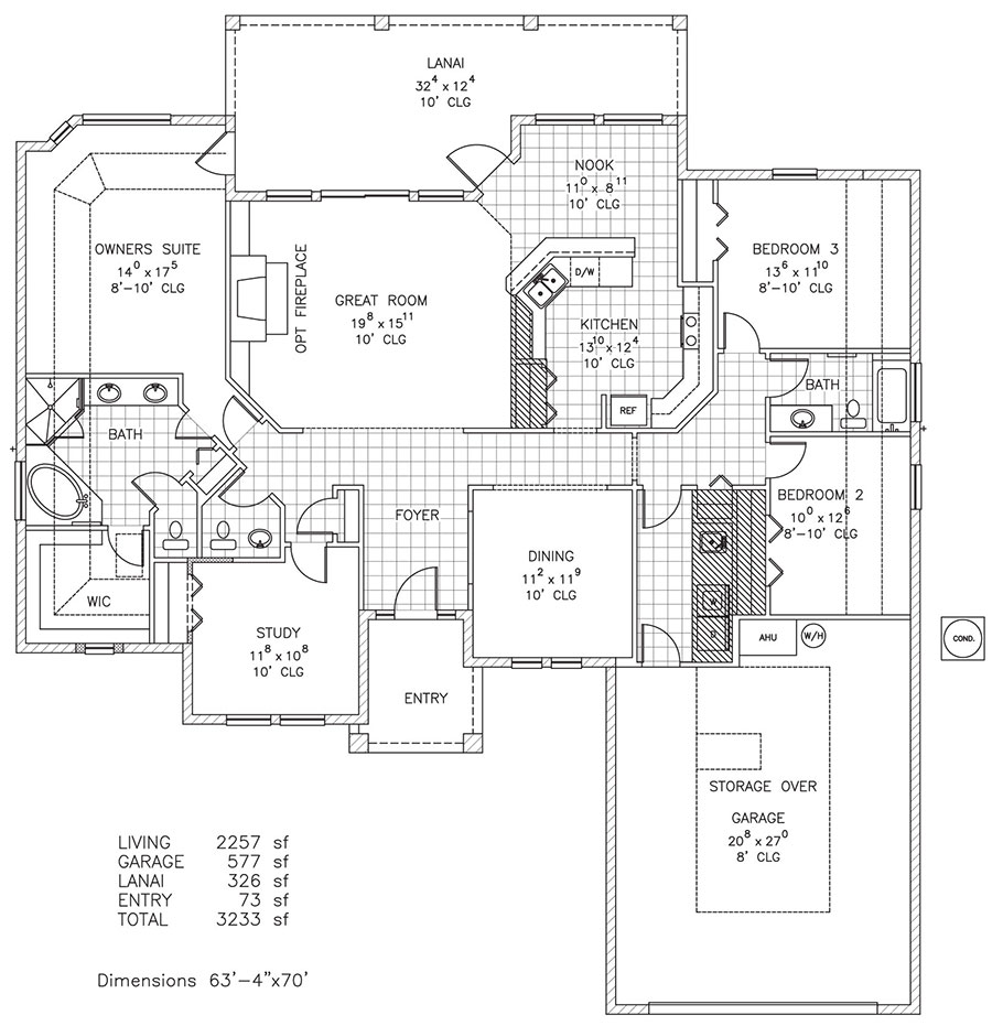 3 bedroom Devonshire I by Stoughton & Duran Custom Homes