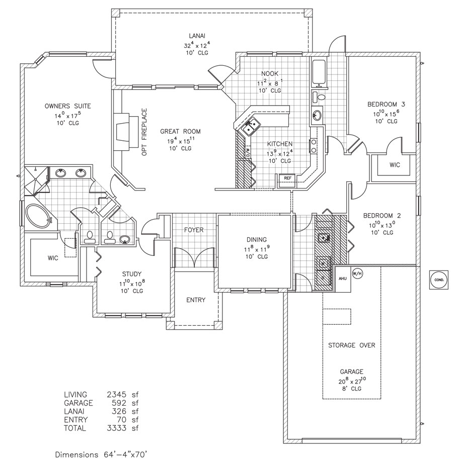 3 bedroom Devonshire II by Stoughton & Duran Custom Homes