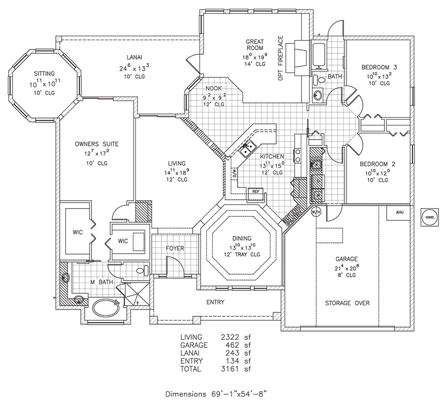 3 bedroom Floridian by Stoughton & Duran Custom Homes