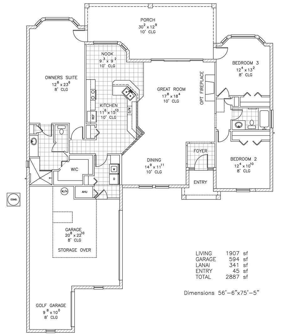 3 bedroom Windpark III by Stoughton & Duran Custom Homes