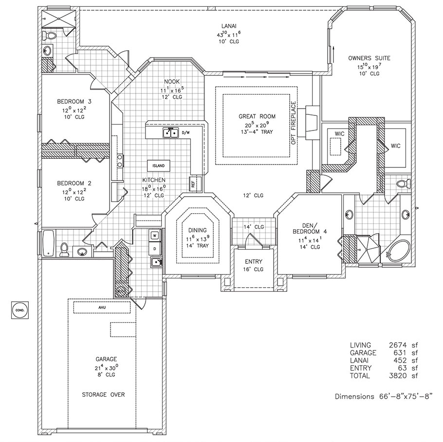 4 bedroom Killarney by Stoughton & Duran Custom Homes