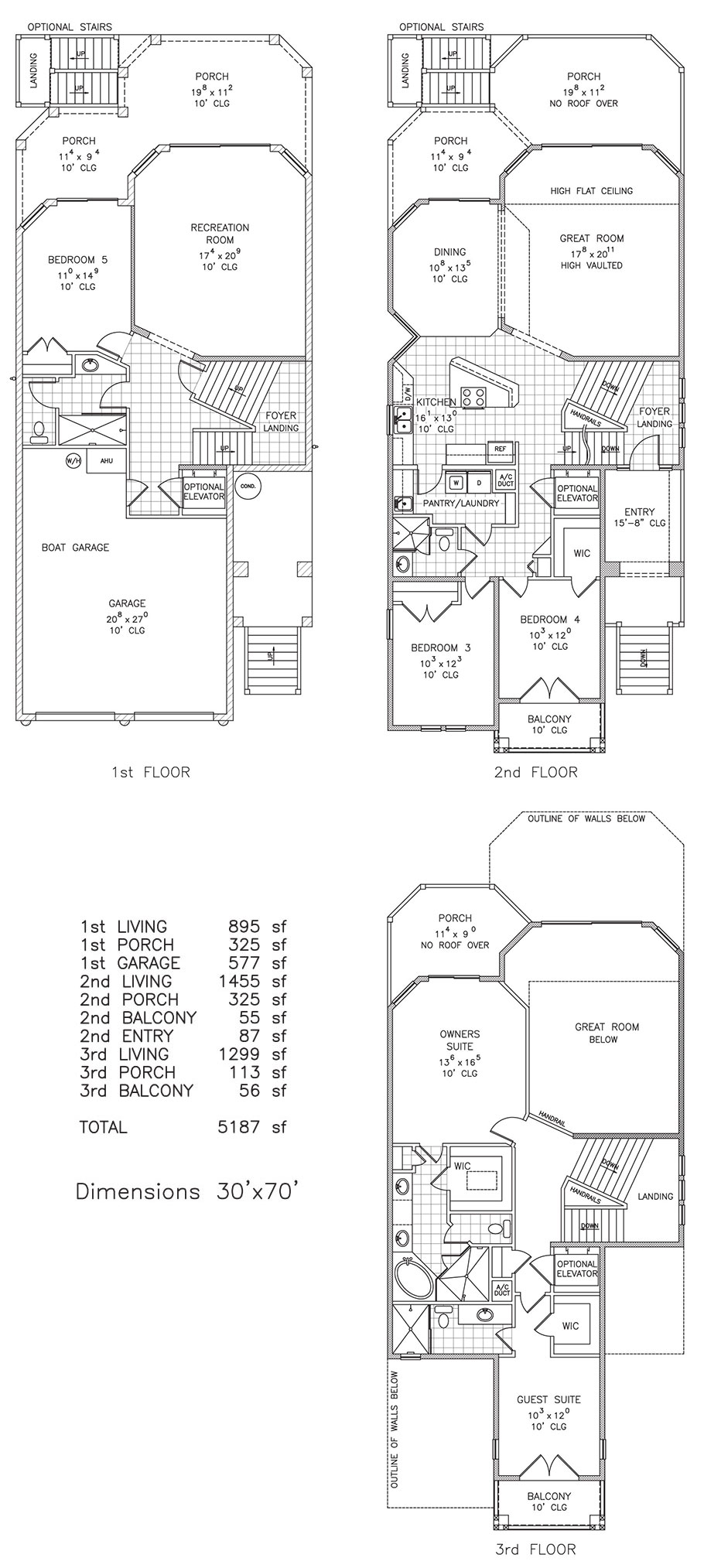 5 bedroom Shore Line / Captains Watch by Stoughton & Duran Custom Homes