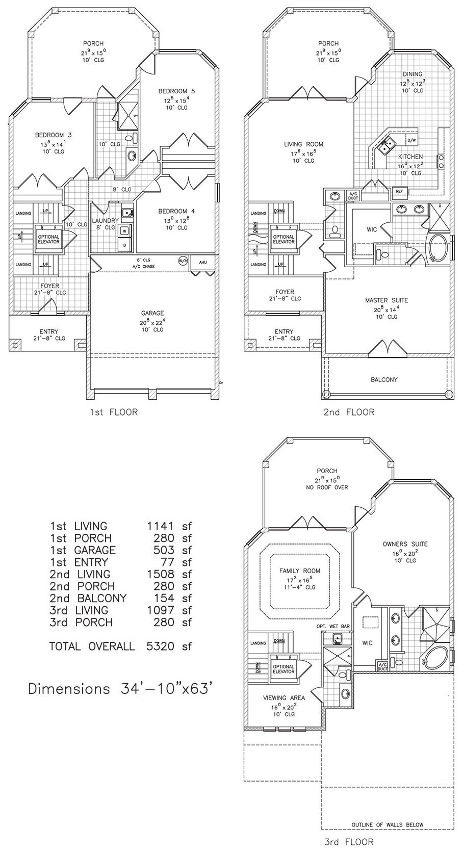 4 bedroom Ocean Palace / Island Dream by Stoughton & Duran Custom Homes