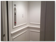 Elevator in three story custom home - Palm Coast, Florida