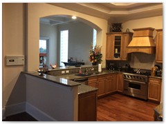 Kitchen in Palm Coast custom home
