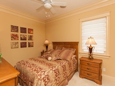 Guest bedroom - narrow lot home -Flagler Beach Florida
