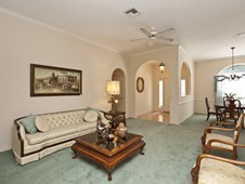 Living room - custom home - Ormond Beach FlL