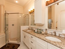 Master bathroom - narrow lot home -Flagler Beach Florida