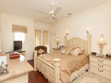 Master bedroom - narrow lot home -Flagler Beach Florida